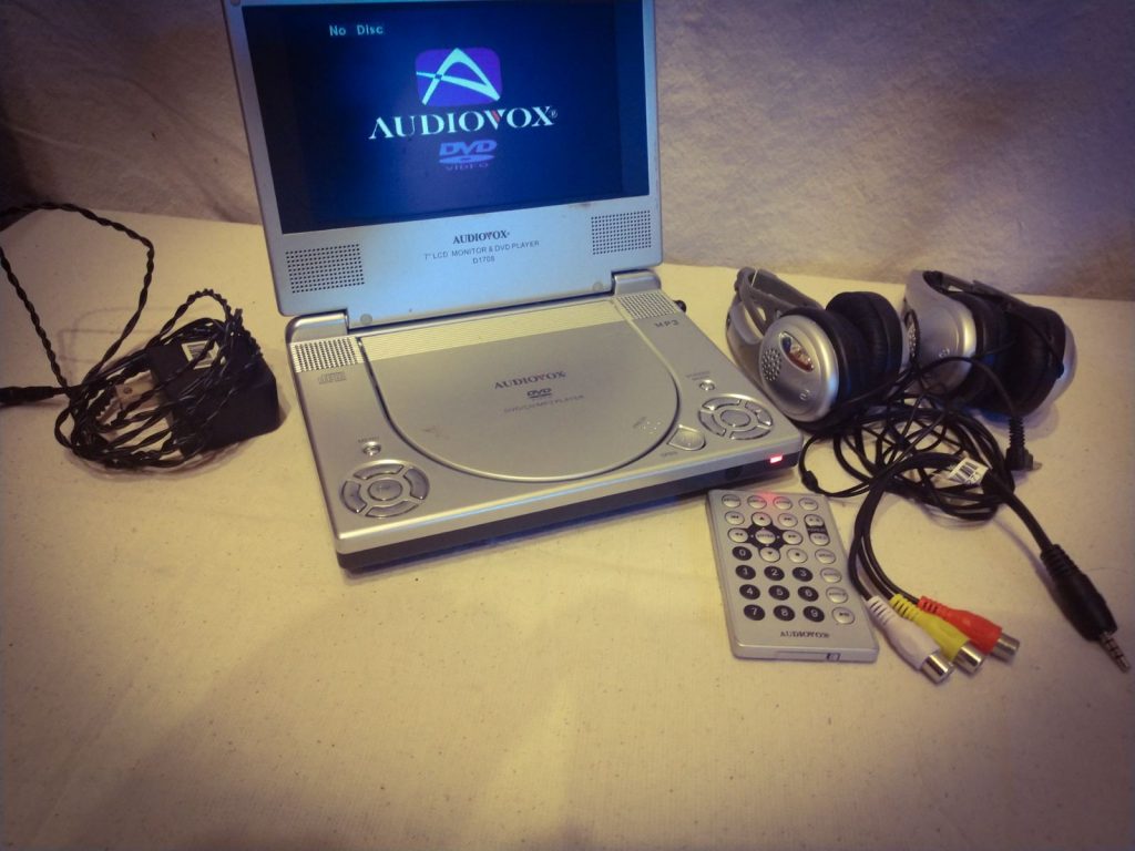 A desk with a computer on a table